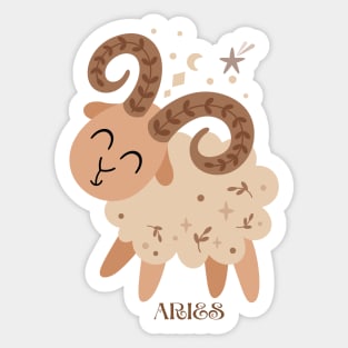 ARIES ZODIAC Sticker